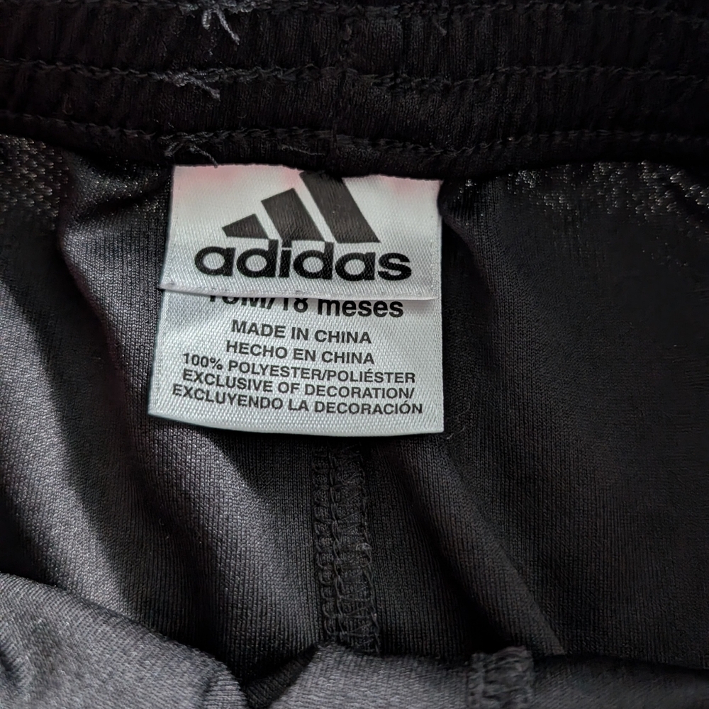 Adidas Girls Toddler 2-Piece T-shirt Shorts Set, Pink/Black - 18 Months - Picture 7 of 7